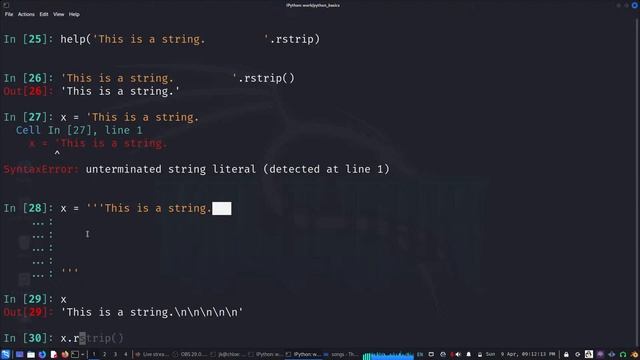 Python Basics - 17 - string methods смотреть онлайн