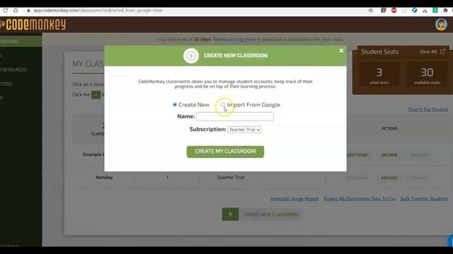 Using Google Classroom with CodeMonkey смотреть онлайн