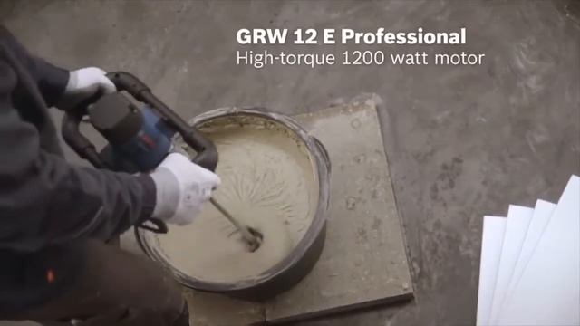 BOSCH GRW 18-2 E | خلاطة دهانات واسمنت 1800 وات смотреть онлайн