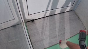 Ламинат на неровный пол без стяжки ! Балкон .