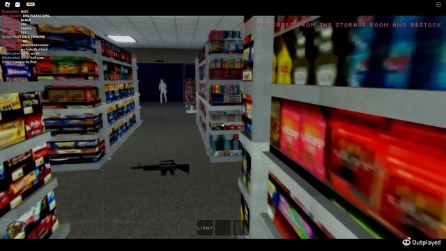 Running Away From A Black Man (ROBLOX - Clock In) смотреть онлайн