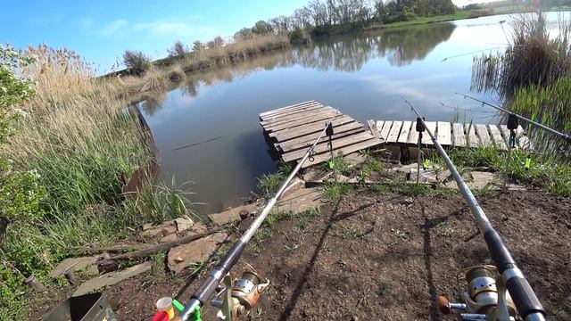 Рыбалка на КОРМАКИ,в начале МАЯ, поймал НЕЖДАНЧИК) смотреть онлайн