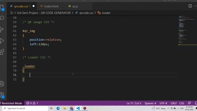 qr code generator | How to make a qr code generator using html, css & Javascript (Step by Step) смотреть онлайн