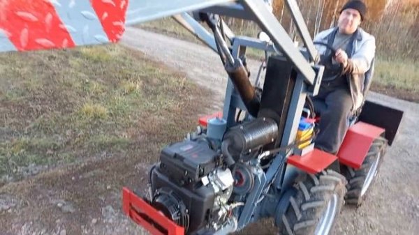 TZ 4K 14 доработанный с куном и рулевым дозатором.