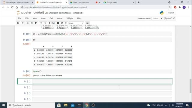 Learn Python Programming Part 5 | Pandas - Series, Dataframes смотреть онлайн