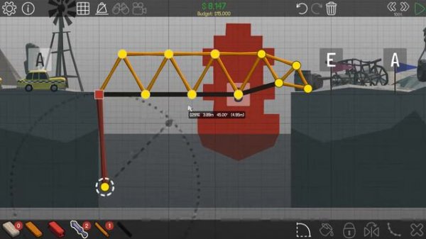 Build Poly Bridge stage 2-12