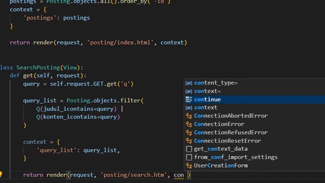 Bag. 8 - Membuat Fitur Pencarian Pada Blog Django Python смотреть онлайн
