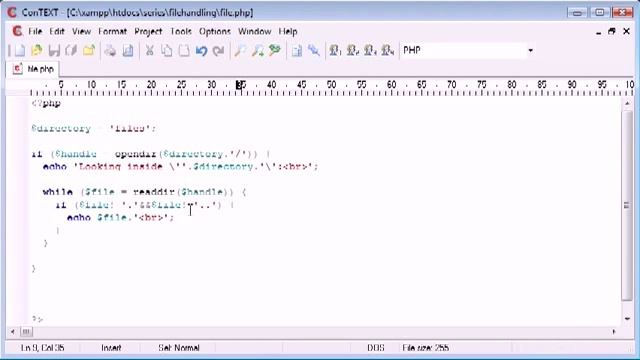 Beginner PHP Tutorial 83 File Handling Listing Files Part 2 смотреть онлайн