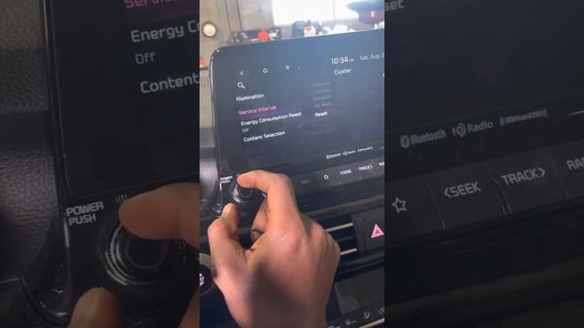 2022 Kia Seltos Oil Reset