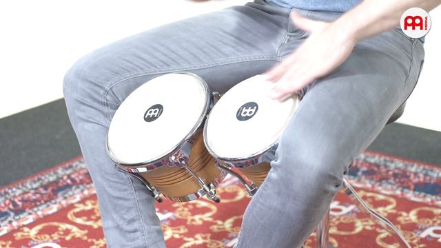MEINL Percussion - Wood Bongo - 6 3/4" Macho & 8" Hembra - Super Natural - WB200SNT-M смотреть онлайн