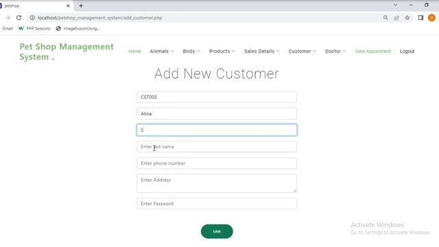 Pet Shop Management System using PHP смотреть онлайн