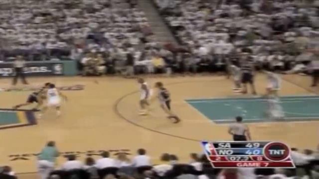 San Antonio Spurs vs New Orleans Hornets Game 7 2008 WCSF Full Highlights смотреть онлайн