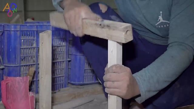 How Vietnamese Wooden Chair Factory Mass-Produces. Mysterious Cafe Chair Manufacturing Process смотреть онлайн