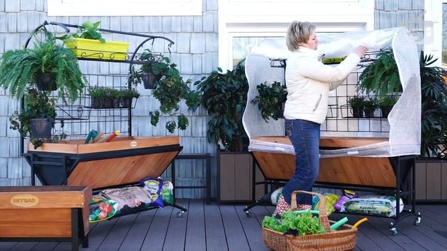 Высокие грядки ?Огород на балконе и террасе ? Видео обзор Хитсад ТВ смотреть онлайн