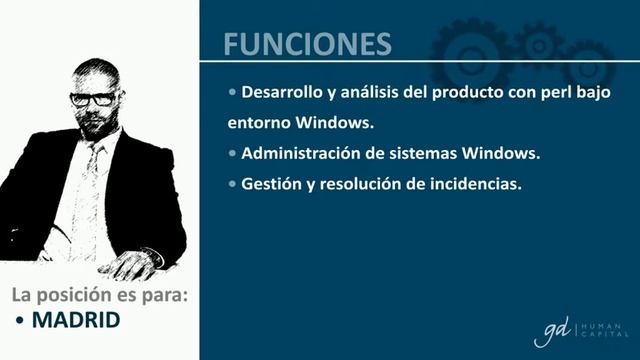 Ofertas Empleo - PROGRAMADOR SENIOR PERL EN ENTORNO WINDOWS смотреть онлайн