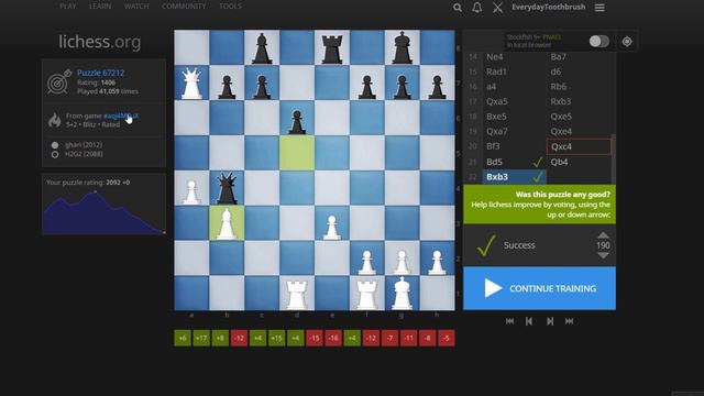 Puzzle of the Day (lichess) - asmr skewering смотреть онлайн