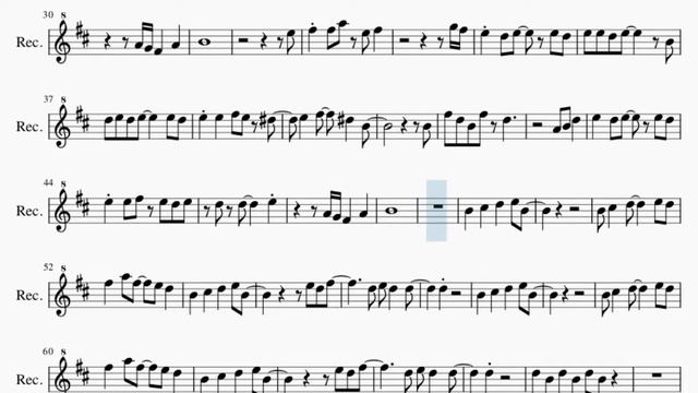 Recorder Sheet Music: How to play Maneater (Rafael Sax Cover) by Daryl Hall & John Oates смотреть онлайн