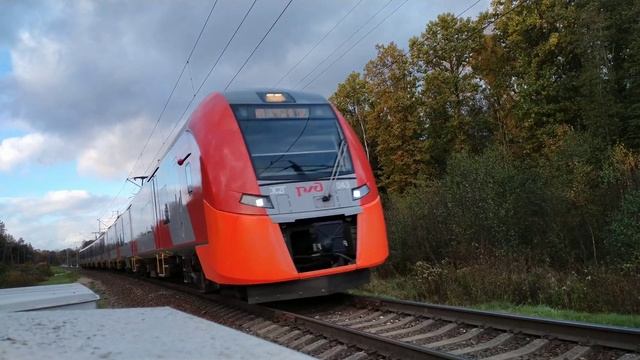Электропоезд "ЭС2Г-043" «Ласточка» "ЭКСПРЕСС" сообщением "Зеленоградск-Н. - Калининград-Южный" смотреть онлайн