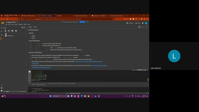 Week 10 Live Coding смотреть онлайн
