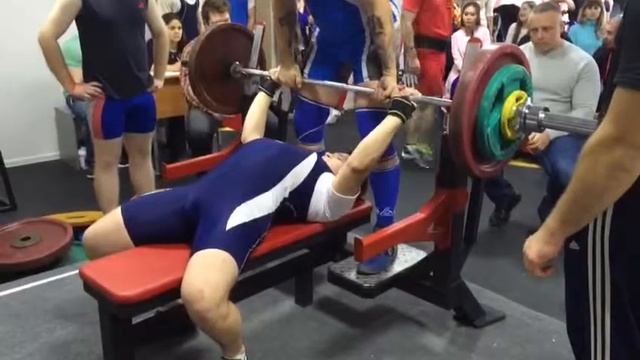 Жим лёжа 97.5 кг, 24.12.16 смотреть онлайн