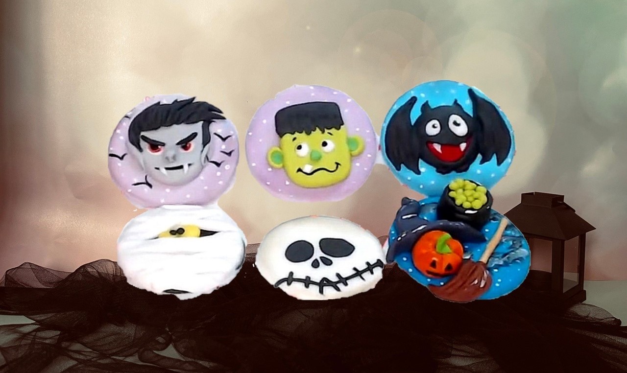 Ознакомительный урок Шапочки для капкейков в стиле Хеллоуин смотреть онлайн