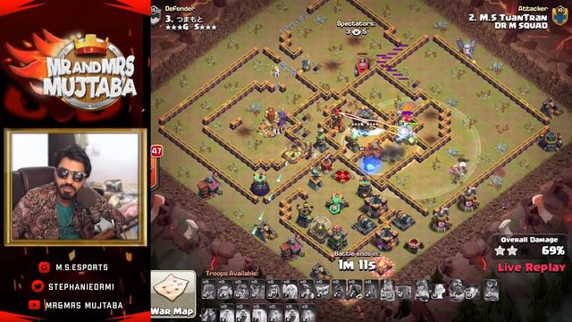 Dr.M Squad VS Team G.S | WCL Season 9 | Caster @PapaMogambo | Clash of Clans смотреть онлайн