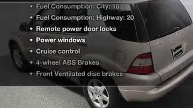 2001 Mercedes-Benz M-Class - Westmont IL смотреть онлайн