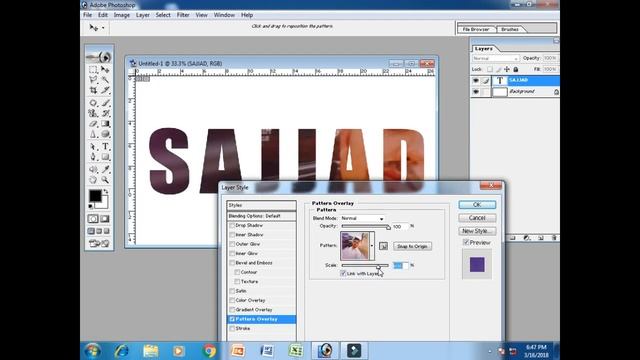 How To Put Image In Text In Adobe Photoshop 7.0 Part 54 смотреть онлайн
