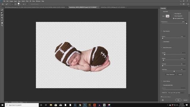 Perspective Warp and Puppet warp while editing a newborn in Photoshop смотреть онлайн