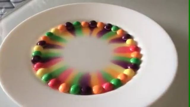 Интересный опыт со Skittles - всего за одну минуту