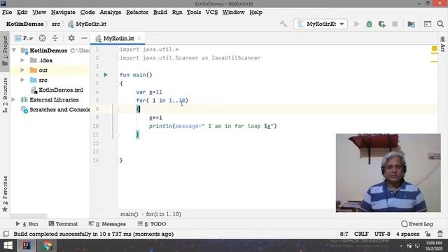 For loops in kotlin смотреть онлайн