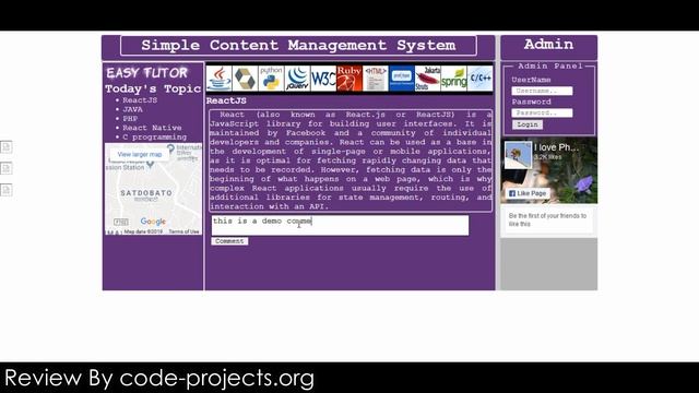 Simple Content Management System In PHP With Source Code | Source Code & Projects смотреть онлайн