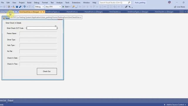 Auto Car Parking Part 21 Design and Implementation Checkout Form in C# смотреть онлайн