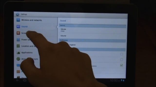 Samsung Galaxy Tab 10.1 TouchWiz Review/Walk-Through смотреть онлайн