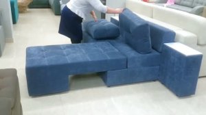 Настоящий диван-трансформер! Поворотный механизм. Фабрика мебели PODUSHE