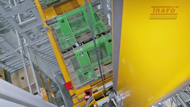 TRAFÖ Складская система для хранения компонентов транспортных средств на системных палетах смотреть онлайн