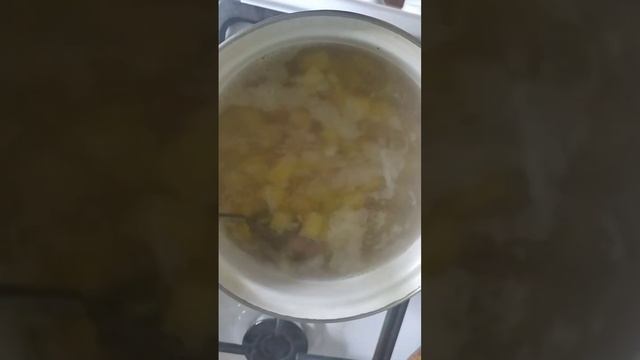 пробуем суп из пакета