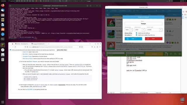 Installing Voyager: GPT 3.5 Configuration for Minecraft on Ubuntu with TLauncher смотреть онлайн