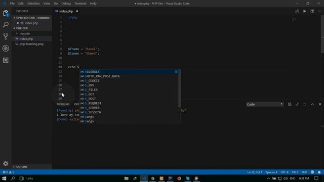 How to display output with echo in PHP смотреть онлайн