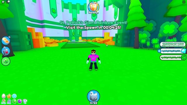 ЭТО ПОМОГЛО ВЫБИТЬ ВСЕХ ХУГОВ ЗА МИНУТУ! PET SIMULATOR X В РОБЛОКС! ROBLOX смотреть онлайн