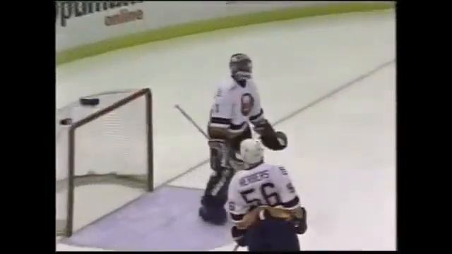 Pavel Bure goal vs Islanders from great Oleg Kvasha pass (2000) смотреть онлайн