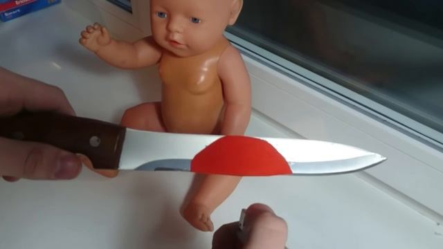 ЧТО БУДЕТ ЕСЛИ РАСКАЛЕННЫМ НОЖОМ РАЗРЕЗАТЬ BEBY BORNA смотреть онлайн