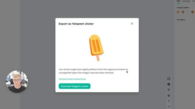 Export Lottie animations as Telegram stickers on Lottie Editor | Feature Update смотреть онлайн