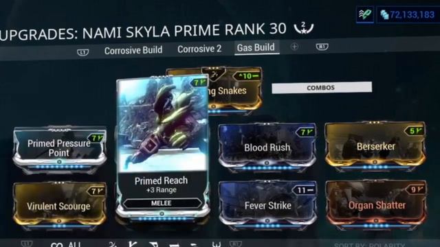 Warframe- Nami Skyla Prime Build смотреть онлайн
