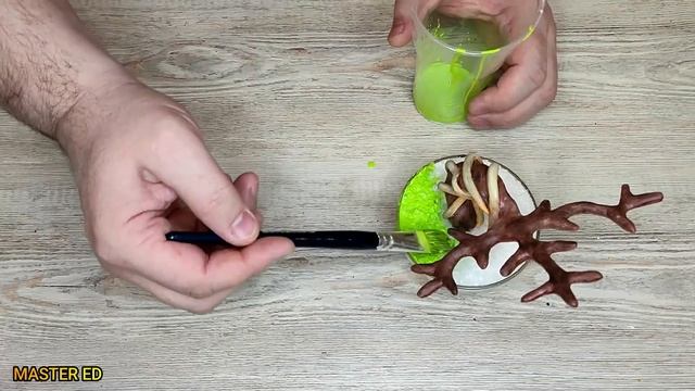 ФОЛЬГА, ПРОВОЛОКА И МАССА ЭТО ПРОСТО БОМБА? НЕОБЫЧНАЯ ИДЕЯ СДЕЛАТЬ ДЕКОРАТИВНОЕ ДЕРЕВО DIY смотреть онлайн