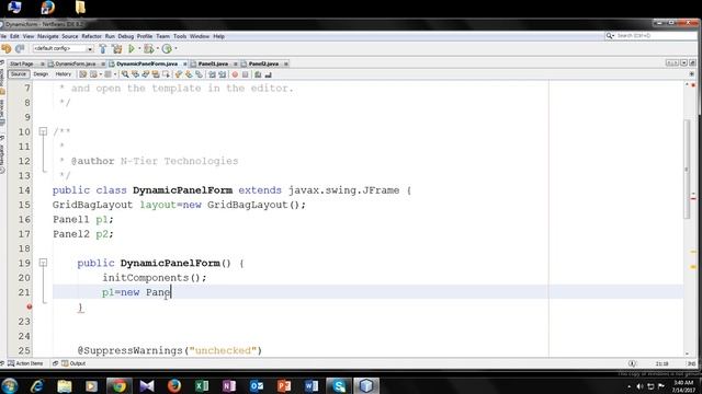 Create Dynamic Panels by using java on netbeans - Multiple Panels in one JForm. смотреть онлайн