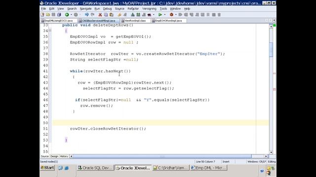 OAF- DML Operations Using Entity Object - Session -2 смотреть онлайн