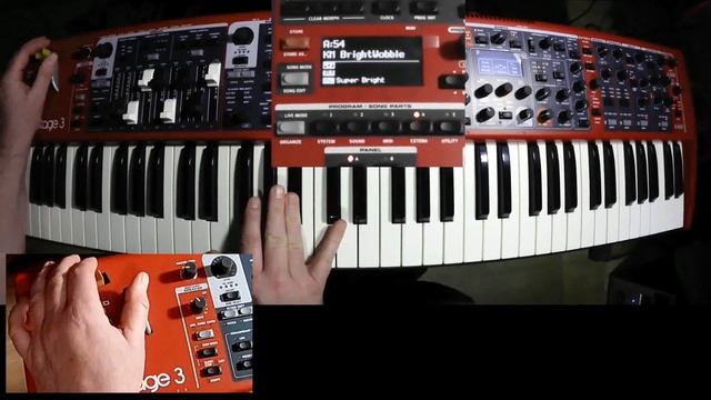 Nord Stage 3 - Synth sounds only смотреть онлайн