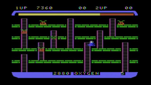 Space Panic Review ColecoVision