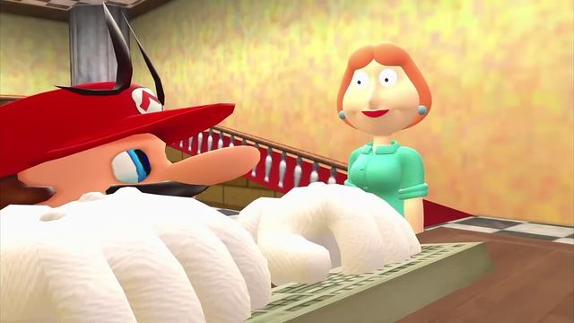 Mario reacts Nintendo memes 7 ft. Luigi. Mario meets Louis from Family Guy. смотреть онлайн
